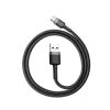 Baseus Cafule Cablu USB-USB-C, 3A, 0,5 m (gri-negru)