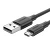 Cablu USB la Micro USB UGREEN QC 3.0 2,4A 1m (negru)