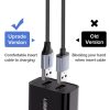 UGREEN Cablu USB la Micro USB, QC 3.0, 2,4A, 1m (negru)