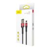 Baseus Cafule Cafule 2.4A 1 m cablu USB Lightning (cu două fețe) (negru și roșu)