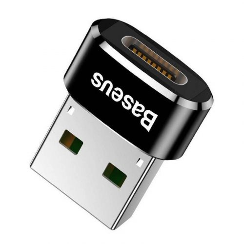 Baseus 5A USB-C-USB-A adapter (fekete)