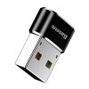 Baseus 5A USB-C-USB-A adapter (fekete)