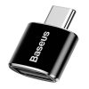 Baseus USB-USB Type-C 2.4A adapter (fekete)