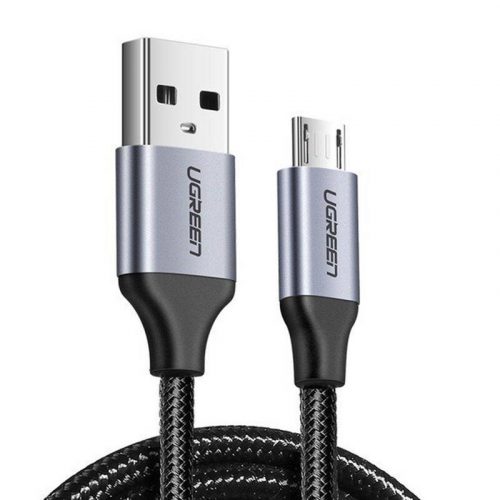 UGREEN Cablu USB la Micro USB, QC 3.0, 2,4A, 2m (negru)