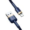 Baseus Cafule Cablu USB-Lightning, 2,4A, 1 m (auriu-albastru închis)