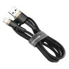 Baseus Cafule Cablu USB-Lightning, 2,4A, 1 m (auriu-negru)