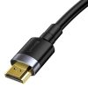 Cablu Baseus Cafule HDMI 2.0, 4K, 3D, 1 m (negru-gri)