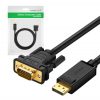 UGREEN DP105 Cablu DisplayPort-VGA, FullHD, unidirecțional, 1,5 m (negru)