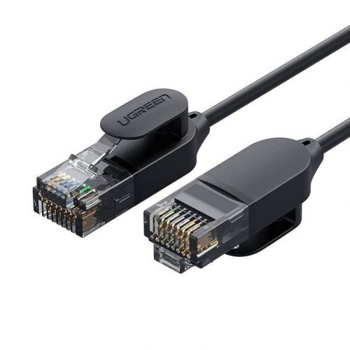 UGREEN NW122 Ethernet RJ45, Cat.6A, cablu de rețea UTP, 1.5m (negru)