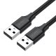 UGREEN US102 Cablu USB 2.0 M-M, 1 m (negru)