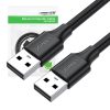 UGREEN US102 Cablu USB 2.0 M-M, 1 m (negru)