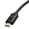 Cablu HDMI 2.0 Baseus, 4K 60Hz, 3D, HDR, 18Gbps, 1m (negru)