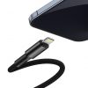 Baseus Cablu USB-C la Lightning, împletitură de înaltă densitate, 20 W, 5 A, PD, 2 m (negru)