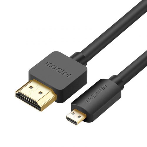 UGREEN HD127 micro HDMI - cablu HDMI 4K 3D 1m (negru)