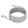 Baseus Simple Wisdom USB-világítás kábel, 2.4A, 1.5m, 2db (fehér)