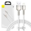 Baseus Cafule Cablu USB-Lightning, 2,4A, 1 m (alb)