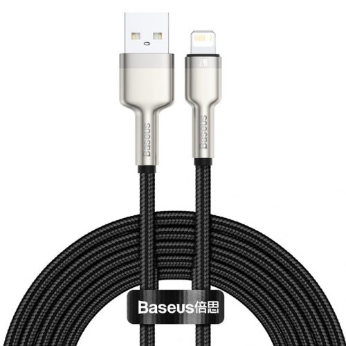 Baseus Cafule Cablu USB-Lightning, 2,4A, 2m (negru)