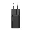 Baseus Super Si USB-C Fast Charger, 20W (negru)