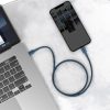 Baseus Cablu USB-C la Lightning, împletitură de înaltă densitate, 20 W, 5 A, PD, 1 m (albastru)