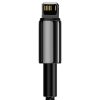 Baseus Tungsten Gold USB-világító kábel, 2,4A, 1 m (fekete)