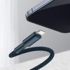 Baseus Cablu USB-C la Lightning, împletitură de înaltă densitate, împletitură de înaltă densitate, 20 W, 5 A, PD, 2 m (albastru)