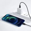 Baseus Superior Series USB-C-Lightning kábel, 20 W, PD, 1 m (fekete)