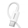 Baseus Superior Series Cablu USB-C la Lightning, 20 W, PD, 1 m (alb)