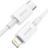 Baseus Superior Series Cablu USB-C la Lightning, 20 W, PD, 2 m (alb)