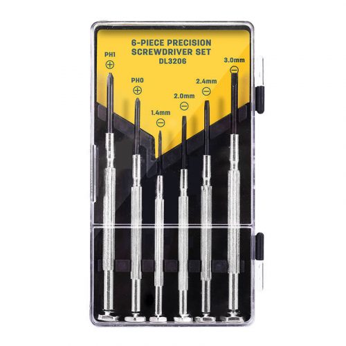 Set de șurubelnițe de precizie din 6 piese Deli Tools EDL3206