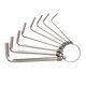 Deli Tools EDL3080 Set chei Allen, 1.5-6 mm (argintiu)