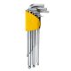 Deli Tools EDL3090 Set chei Allen, 1.5-10 mm (argintiu)