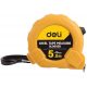 Banda de măsurare Deli Tools EDL9005B 5m / 19mm (galbenă)