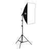 Puluz PU5070EU Set de studio, softbox 50x70cm, suport, bec LED 1 buc.