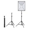 Puluz PU5070EU Set de studio, softbox 50x70cm, suport, bec LED 1 buc.