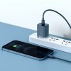 Baseus Super Si Fast Charger 1C 20W cu cablu USB-C-Lightning de 1 m (albastru)