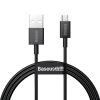 Baseus Superior Series Cablu USB la Micro USB, 2A, 1m (negru)