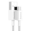 Baseus Superior Series USB-Micro-USB kábel, 2A, 1m (fehér)