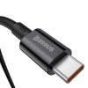 Baseus Superior Series Cablu USB-C la USB-C, 100 W, 2 m (negru)