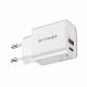 Blitzwolf BW-S20 adaptor, USB, USB-C, 20W (alb)