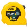 Banda de măsurare Deli Tools EDL9025Y 5m / 25mm (galbenă)