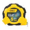 Deli Tools EDL3797Y, bandă de măsurare 5m / 25mm (galbenă)