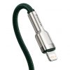 Baseus Cafule Cablu USB-C la Lightning, PD, 20 W, 1 m (verde)