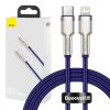 Baseus Cafule Cablu USB-C la Lightning, PD, 20 W, 1 m (violet)