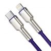 Baseus Cafule Cablu USB-C la Lightning, PD, 20 W, 1 m (violet)