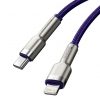 Baseus Cafule Cablu USB-C la Lightning, PD, 20 W, 1 m (violet)