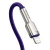 Baseus Cafule Cablu USB-C la Lightning, PD, 20 W, 1 m (violet)