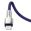 Baseus Cafule Cablu USB-C la Lightning, PD, 20 W, 1 m (violet)