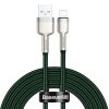 Baseus Cafule USB-világítás kábel, 2,4A, 2m (zöld)