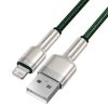 Baseus Cafule USB-világítás kábel, 2,4A, 2m (zöld)