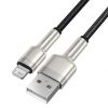 Baseus Cafule Cablu USB-Lightning, 2,4A, 0,25 m (negru)